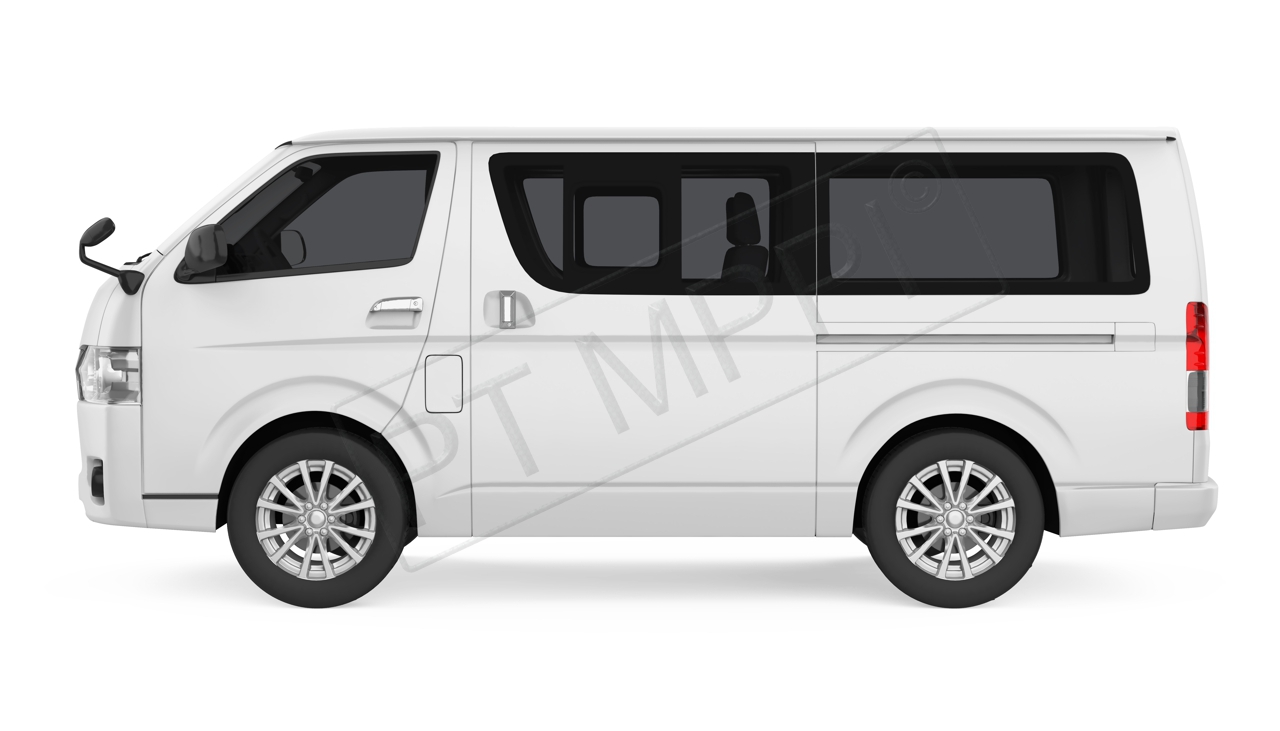Mobil Minibus Listrik Jania 178S Tampak Samping